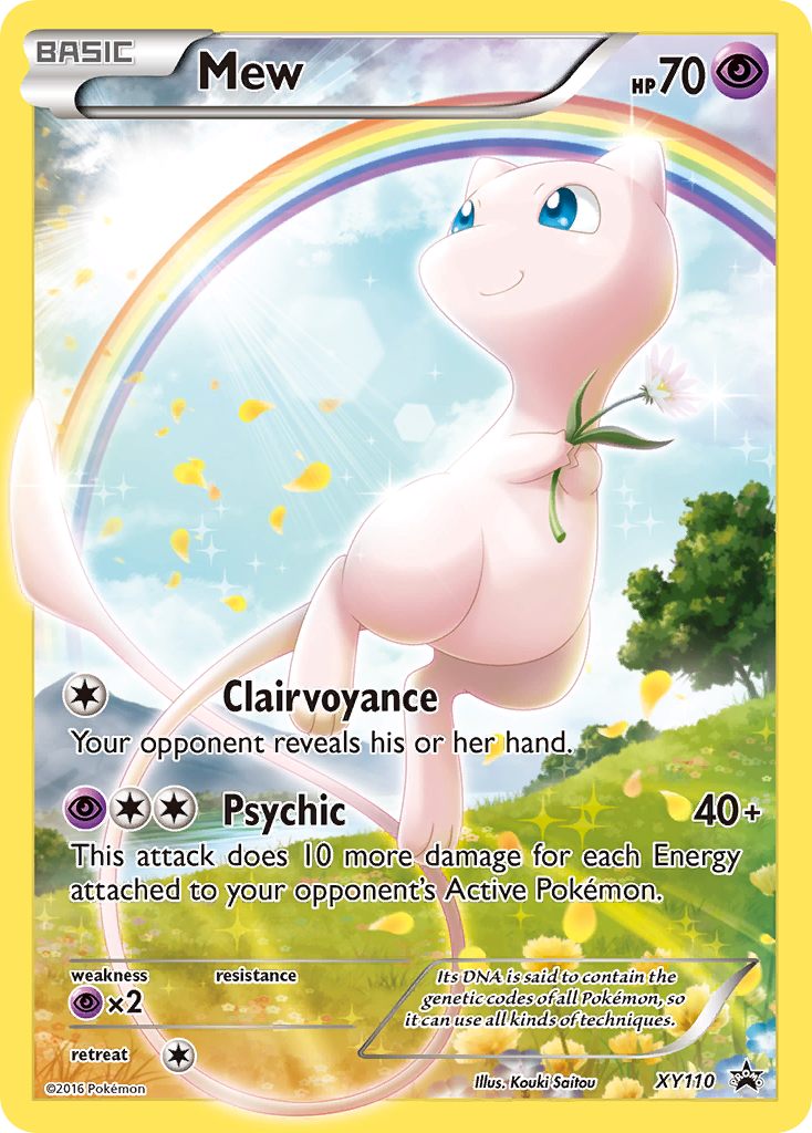 Mew (XY110) - XY Black Star Promos Pokémon Card