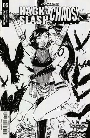 Hack/Slash vs Chaos! #5 (25 Copy Seeley B&w Cover)