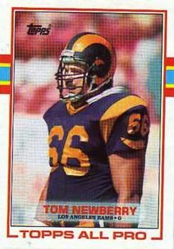 Tom Newberry 1989 Topps #123 Sports Card
