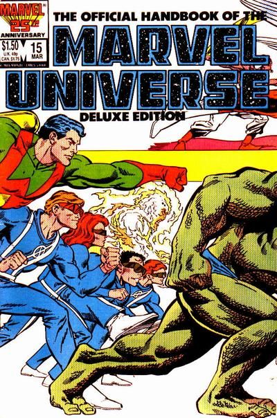 Official Handbook Of The Marvel Universe, The #15 Comic