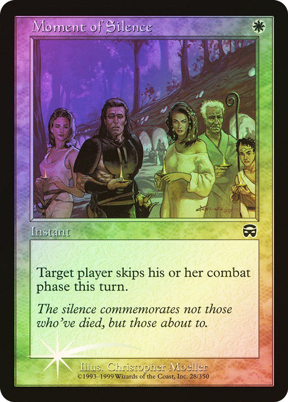 Moment of Silence (Mercadian Masques - Foil) Trading Card