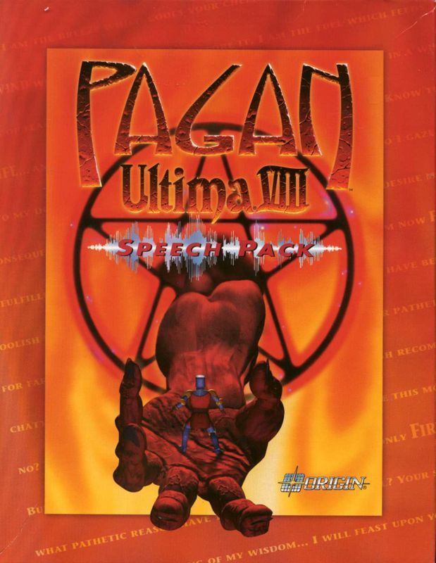 Ultima VIII: Pagan - Speech Pack Video Game