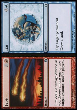 Fire / Ice (MTG Commander) Trading Card