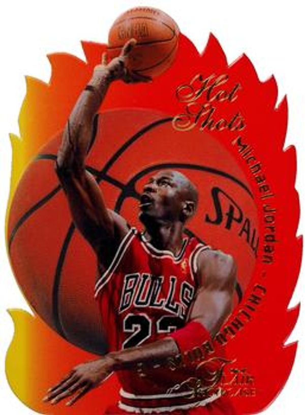 Michael Jordan 1996 Flair Showcase - Hot Shots #1
