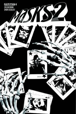 Masks 2 #2 (15 Copy Guice B&amp;w Cover)