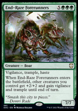 End-Raze Forerunners (Kaldheim Commander Decks) Trading Card