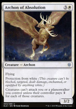 Archon of Absolution (Throne of Eldraine) Trading Card