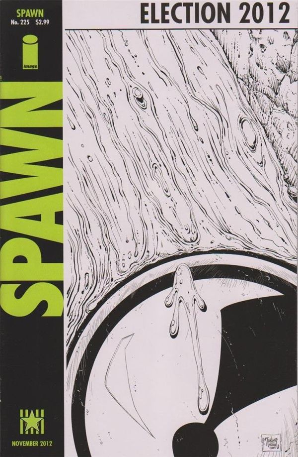 Spawn #225 (Todd McFarlane Black & White Sketch Variant)