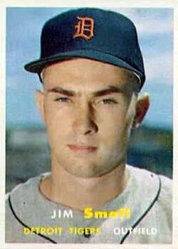 Jim Small 1957 Topps #33 Sports Card