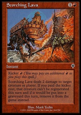 Scorching Lava (Invasion) Trading Card