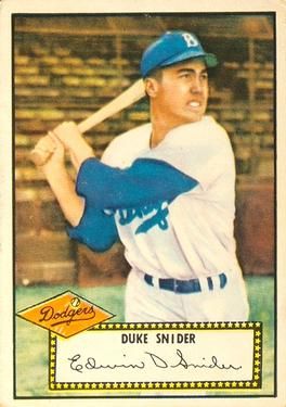 Duke Snider 1952 Topps #37 Sports Card
