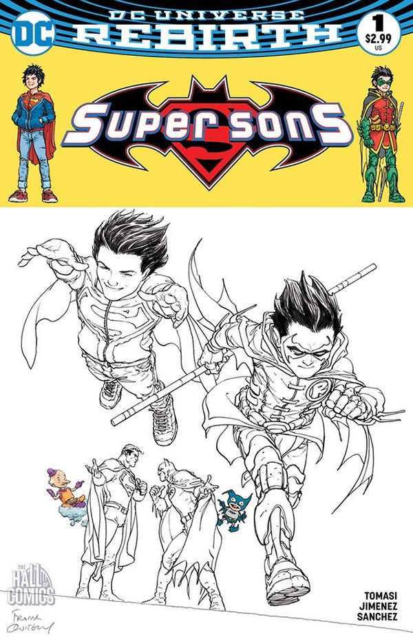 Super Sons #1 (Hall of Comics Sketch Variant)