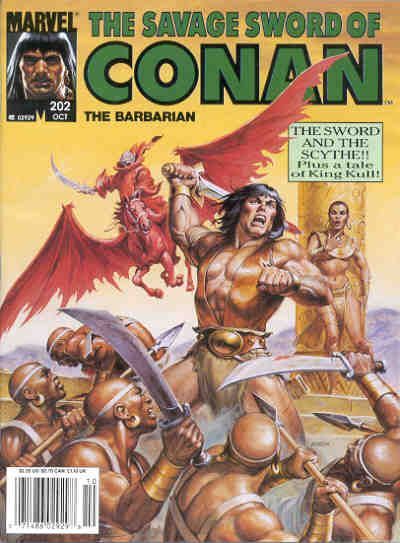 The Savage Sword of Conan #202 Comic