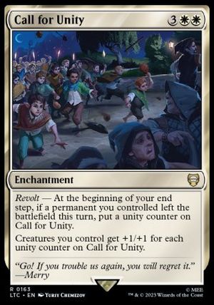 Call for Unity (The Lord of the Rings Commander Decks)