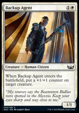 Backup Agent (Streets of New Capenna) Trading Card