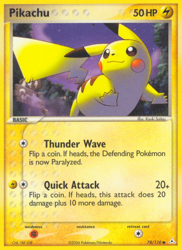 Pikachu (78/110) - Holon Phantoms Pokémon Card