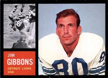 Jim Gibbons 1962 Topps #54 Sports Card