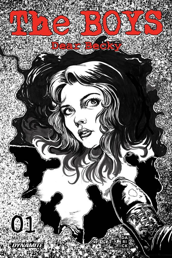 The Boys: Dear Becky #1 (15 Copy Darick Robertson Black & White FOC)
