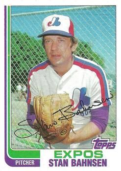 Steve Rogers Signed 1982 Topps Baseball Card - Montreal Expos