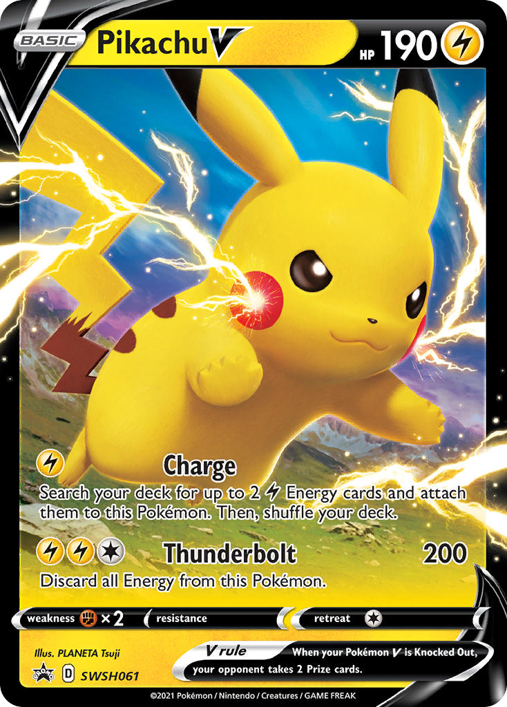 Pikachu V (SWSH061) - SWSH Black Star Promos Pokémon Card