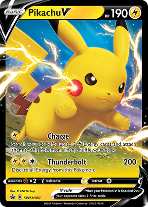 Pikachu V (SWSH061) - SWSH Black Star Promos