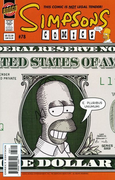 Simpsons Comics #78 Comic