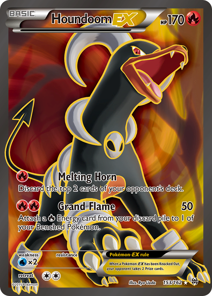 Houndoom EX (153/162) - BREAKthrough Pokémon Card