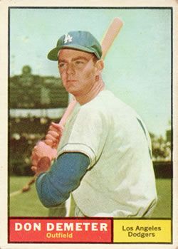 Don Demeter 1961 Topps #23 Sports Card
