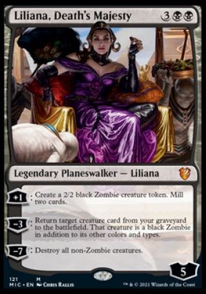 Liliana, Death's Majesty (Innistrad Midnight Hunt Commander Decks)