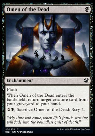 Omen of the Dead (Theros Beyond Death) Trading Card