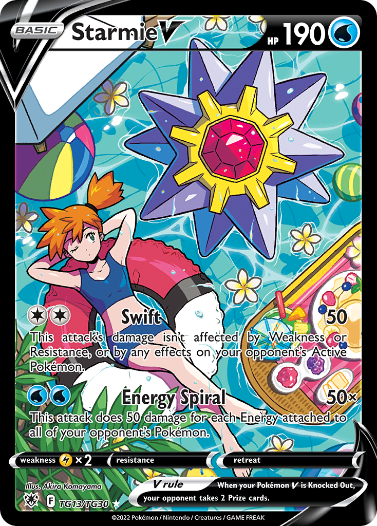 Starmie V (TG13) - Astral Radiance Trainer Gallery Pokémon Card