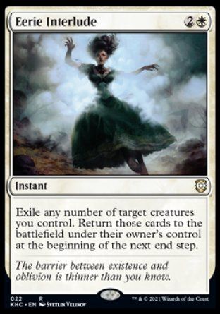 Eerie Interlude (Kaldheim Commander Decks) Trading Card