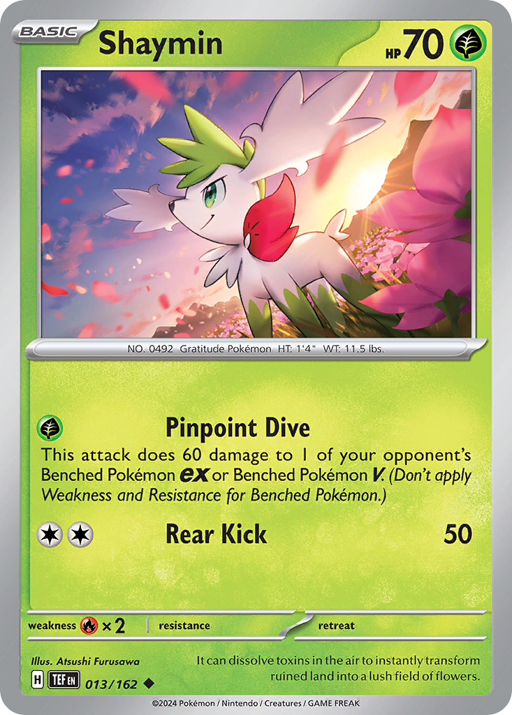 Shaymin (13/162) - Temporal Forces Pokémon Card