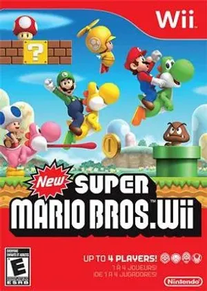 New Super Mario Bros. Wii [White Case]