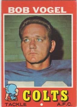Bob Vogel 1971 Topps #199 Sports Card