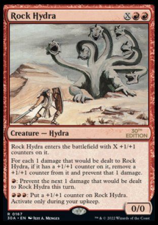 Rock Hydra (Magic 30th Anniversary Edition) Trading Card