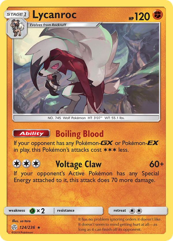 Lycanroc (124/236) - Cosmic Eclipse