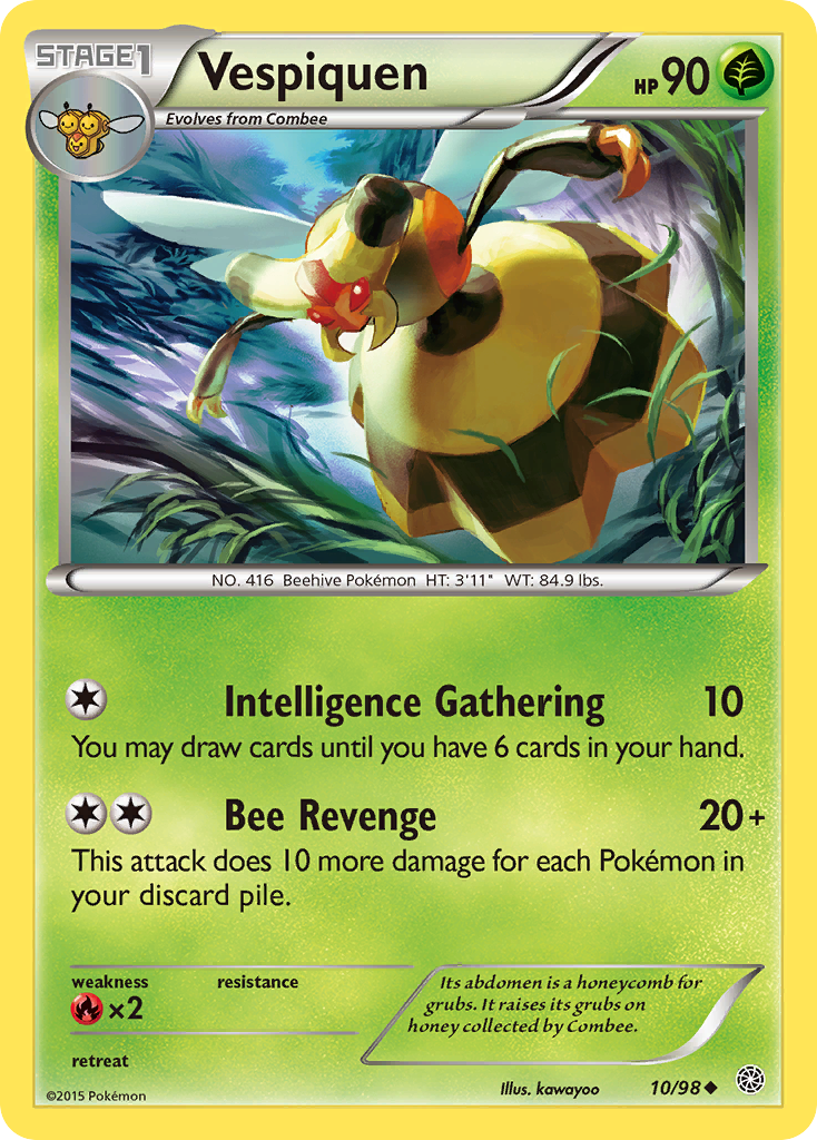 Vespiquen (10/98) - Ancient Origins Pokémon Card