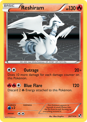 Reshiram (26/114) - Black & White