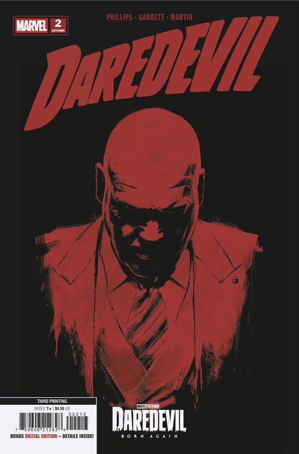 Daredevil #2 (3rd Printing Marvel Television) Comic