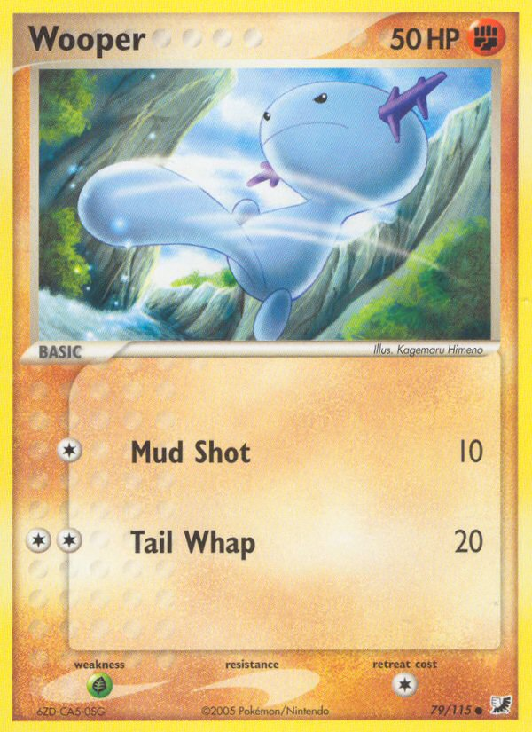 Wooper (79/115) - Unseen Forces Pokémon Card