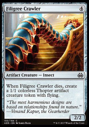 Filigree Crawler (Aether Revolt) Trading Card