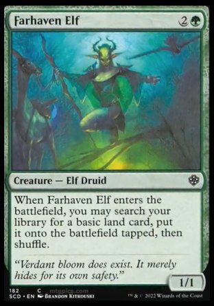 Farhaven Elf (Starter Commander Decks) Trading Card