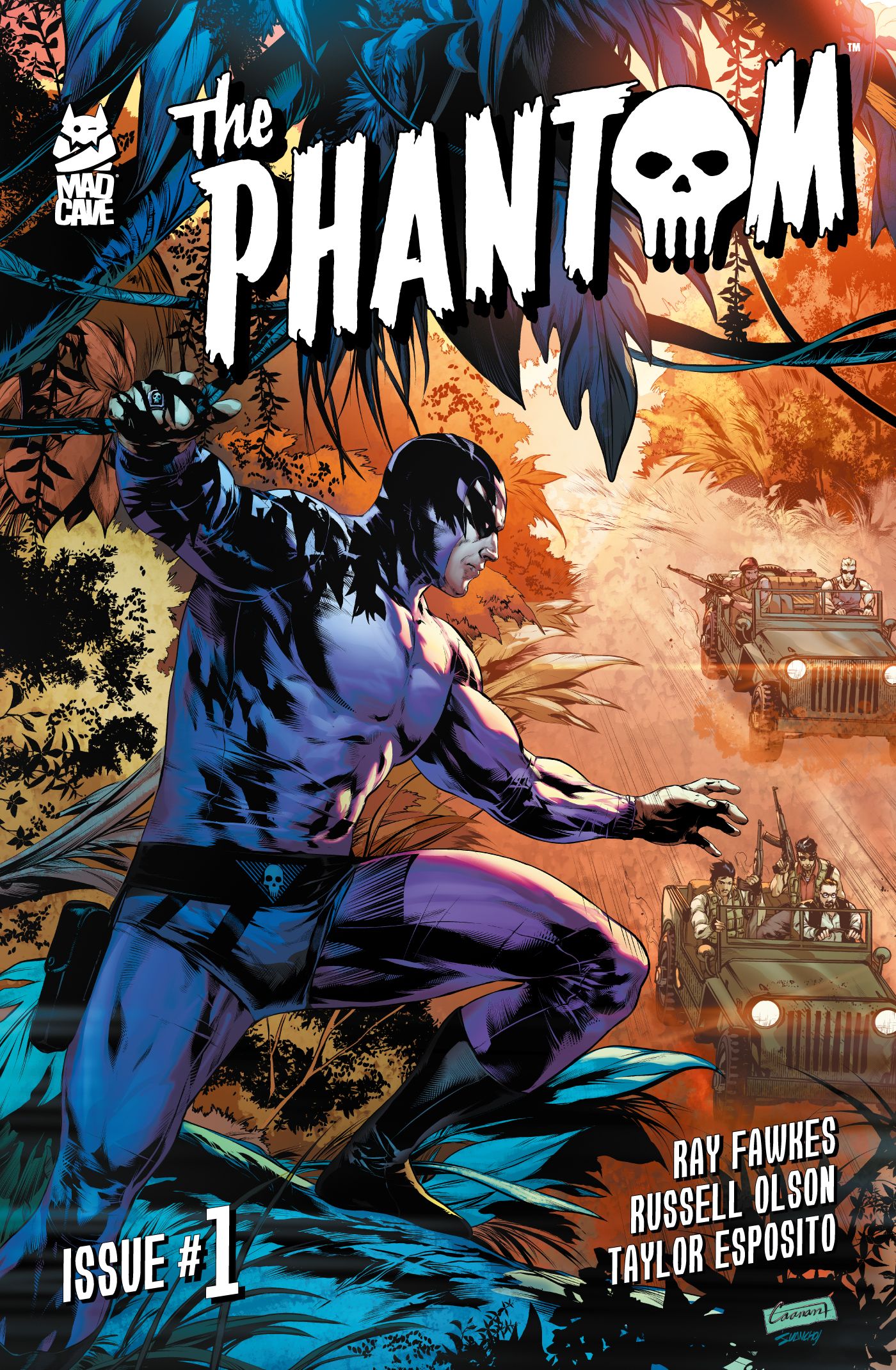 Phantom #1 (Cvr B Caanan White Sequential Battle Scene Variant) Comic