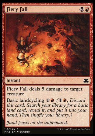 Fiery Fall (Modern Masters 2015) Trading Card