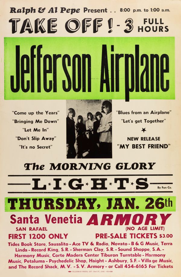 Jefferson Airplane Santa Venetia Armory 1967