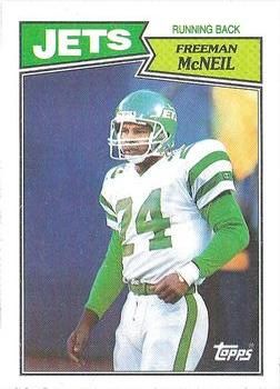 Freeman McNeil 1987 Topps #129 Sports Card