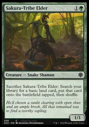 Sakura-Tribe Elder (Starter Commander Decks) Trading Card