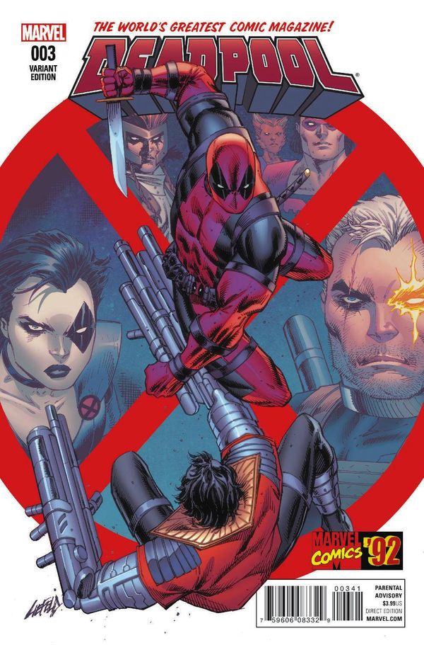 Deadpool #3 (Liefeld Marvel 92 Variant)