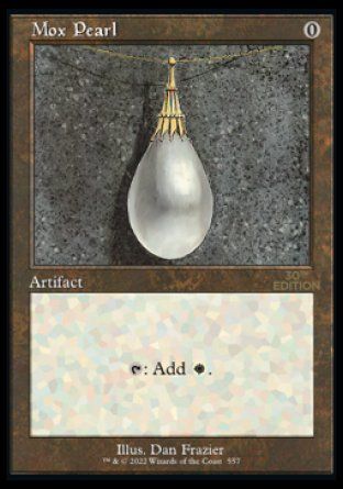 Mox Pearl (Magic 30th Anniversary Edition - Old Frame) Trading Card